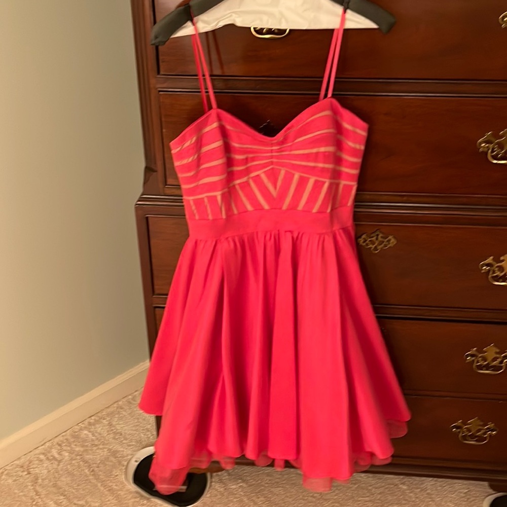 Mini pink dress